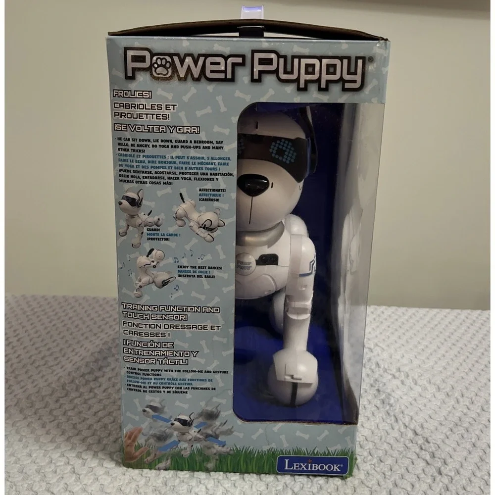 LEXiBOOK Power Puppy Programmable Robot Remote Control Smart Robot Learning Toy